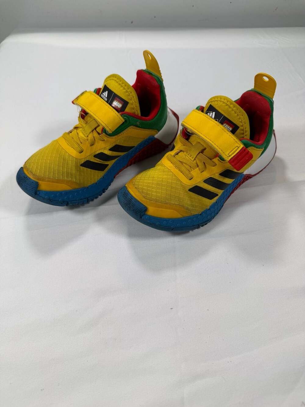 Adidas x LEGO Sport Pro Kids Shoes Yellow Multi-Color Size 12K